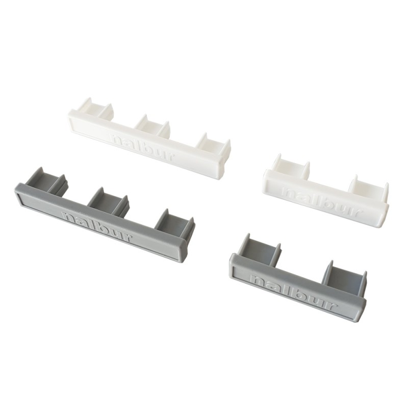1 paar Endkappe Verschluss Enddeckel Stopper für Aluminium Schienen Wendeschienen 1 paar Endkappe Verschluss Enddeckel Stopper für Aluminium Schienen Wendeschienen