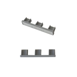 1 paar Endkappe Verschluss Enddeckel Stopper für Aluminium Schienen Wendeschienen