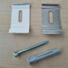 Deckenhalter Deckenclips für 2,3,4 und 5 läufige Aluminium Schienen