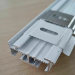 Deckenhalter Deckenclips für 2,3,4 und 5 läufige Aluminium Schienen