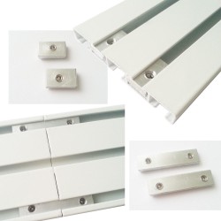 Aluminium Gardinenschiene Zubehör Verbinder Stopper Endstück Gardinenstopper