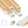 20m PVC Kabelkanal  Kabelleiste weiß selbstklebend 1000mm