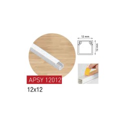 20m PVC Kabelkanal  Kabelleiste weiß selbstklebend 1000mm