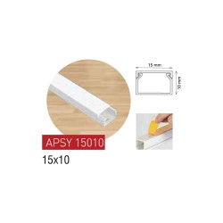 20m PVC Kabelkanal  Kabelleiste weiß selbstklebend 1000mm
