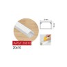 20m PVC Kabelkanal  Kabelleiste weiß selbstklebend 1000mm