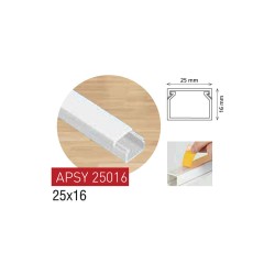 20m PVC Kabelkanal  Kabelleiste weiß selbstklebend 1000mm