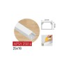20m PVC Kabelkanal  Kabelleiste weiß selbstklebend 1000mm