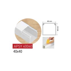 20m PVC Kabelkanal  Kabelleiste weiß selbstklebend je Stange 2000mm