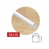 PVC Kabelkanal  Kabelleiste Größe und Länge nach Wahl weiß vorgebohrt NEU