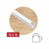 PVC Kabelkanal  Kabelleiste Größe und Länge nach Wahl weiß vorgebohrt NEU