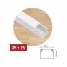 PVC Kabelkanal  Kabelleiste Größe und Länge nach Wahl weiß vorgebohrt NEU