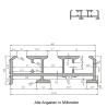 Aluminium Gardinenschiene Schiebevorhang Montage Set 2 / 3 läufig weiß / silber
