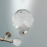 Zubehör für Metall Gardinenstangen Halterung, Endkappe, Kristallkugel, Verbinder