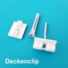 Alu Aluminium Gardinenschiene Vorhangschiene mit Montage Set 3 läufig bis 5m