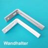 Alu Aluminium Gardinenschiene Vorhangschiene mit Montage Set 3 läufig bis 5m
