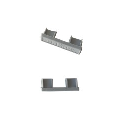 1 paar Endkappe Verschluss Enddeckel Stopper für Aluminium Schienen Wendeschienen