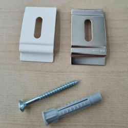 Deckenhalter Deckenclips für 2,3,4 und 5 läufige Aluminium Schienen